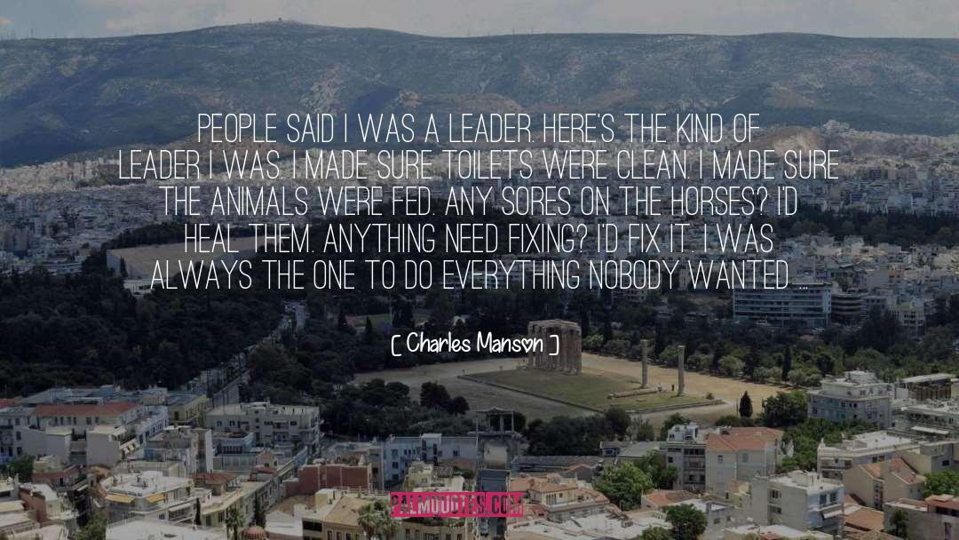 Crazy Horse quotes by Charles Manson