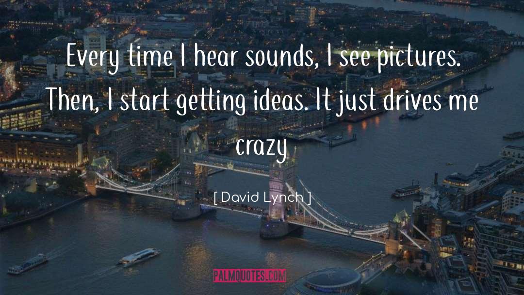 Crazy Ideas quotes by David Lynch