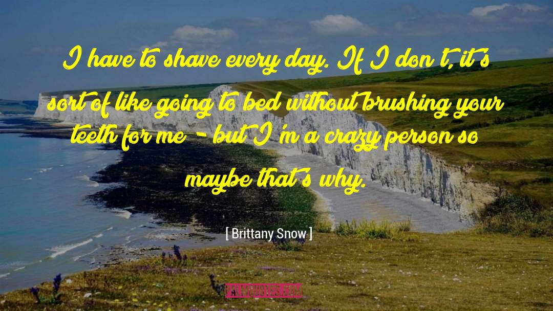 Crazy Person quotes by Brittany Snow