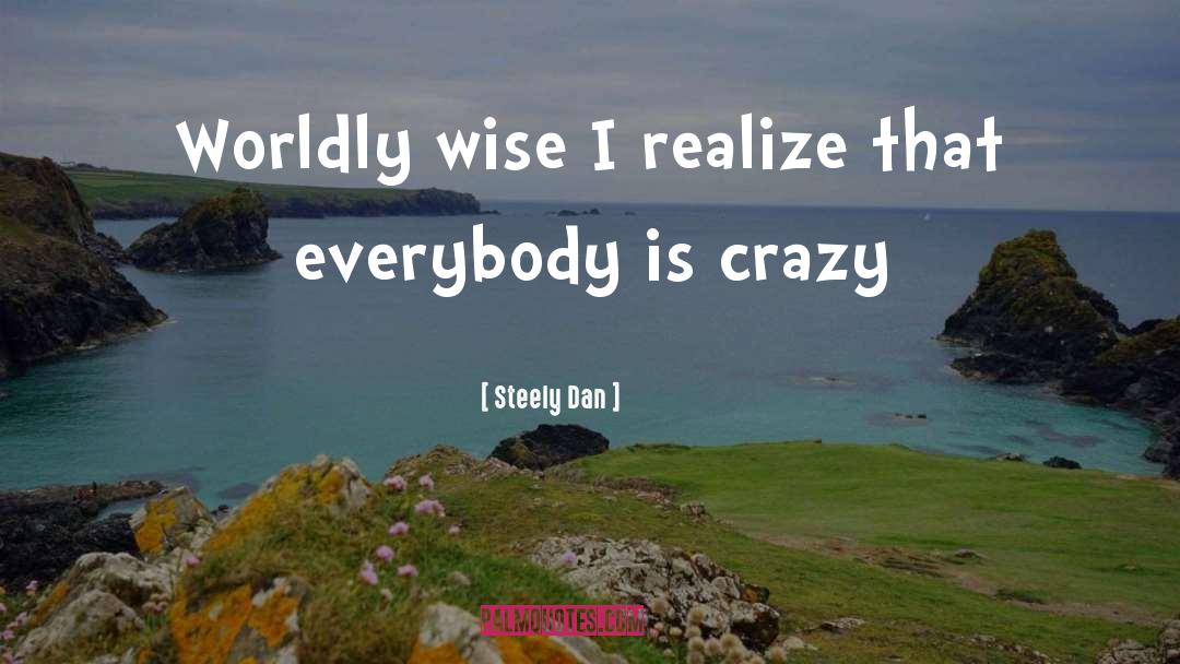 Crazy quotes by Steely Dan
