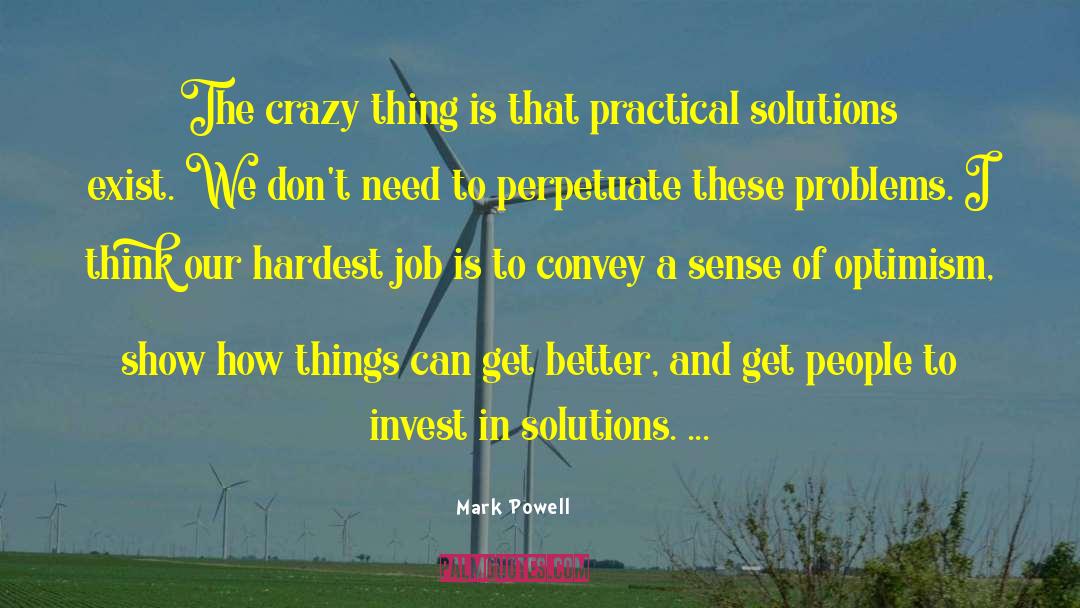 Crazy Things quotes by Mark Powell