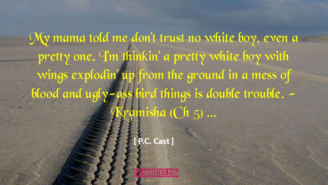 Crazy White Boy quotes by P.C. Cast