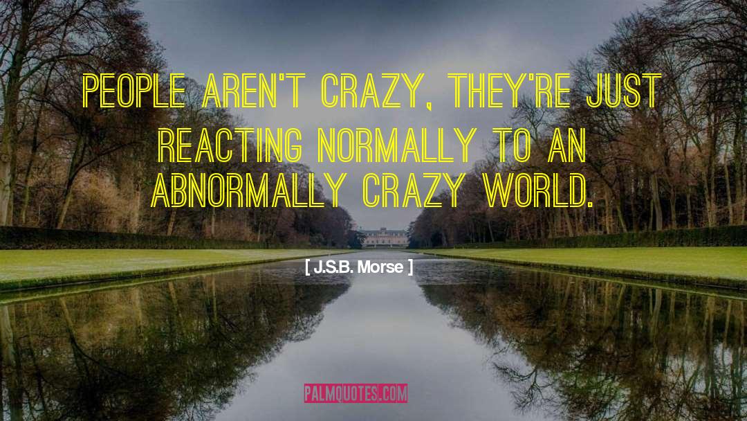 Crazy World quotes by J.S.B. Morse