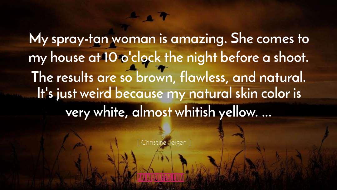 Cream Color quotes by Christine Teigen
