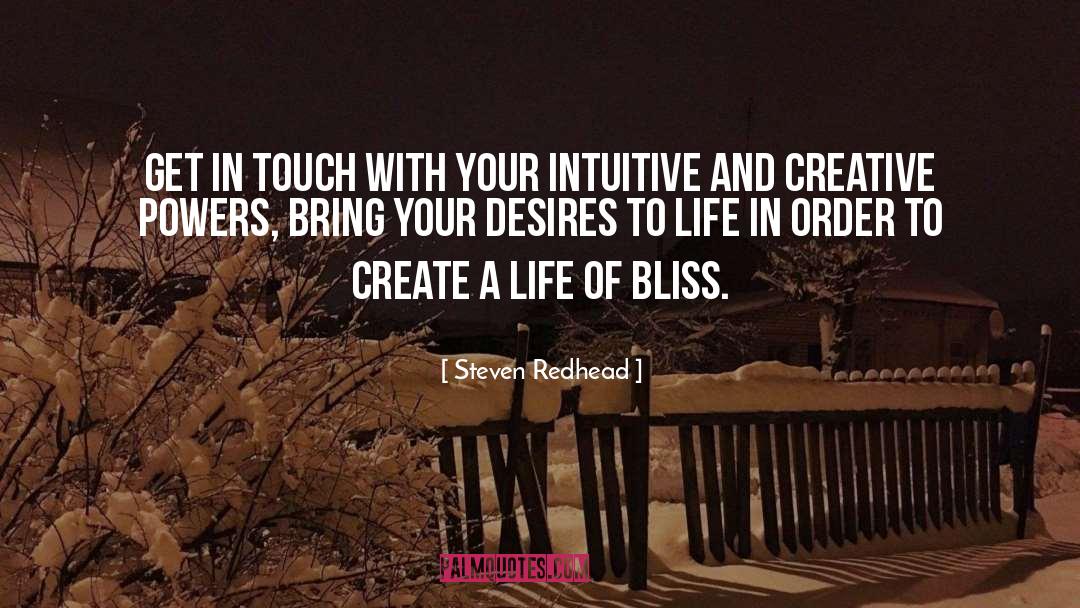 Create A Life quotes by Steven Redhead