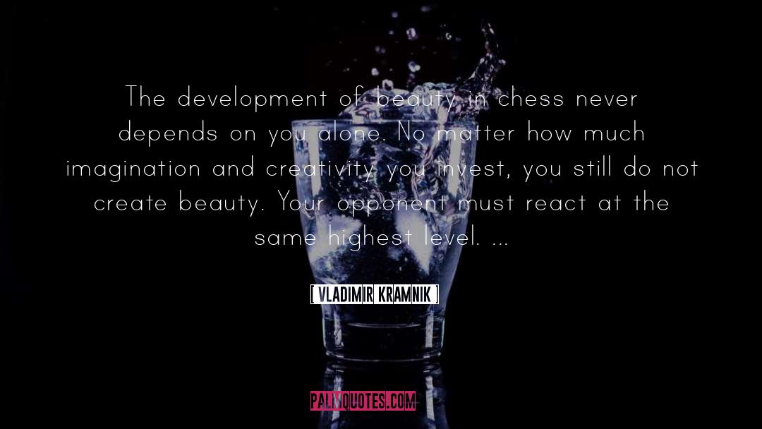 Create Beauty quotes by Vladimir Kramnik