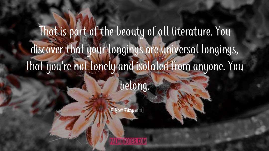 Create Beauty quotes by F Scott Fitzgerald