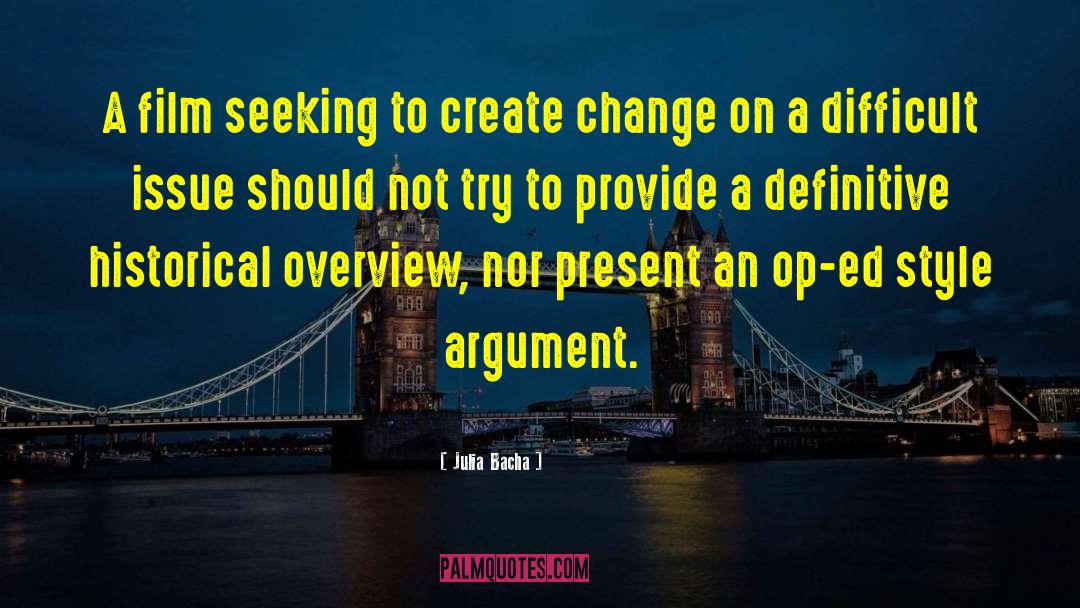 Create Change quotes by Julia Bacha