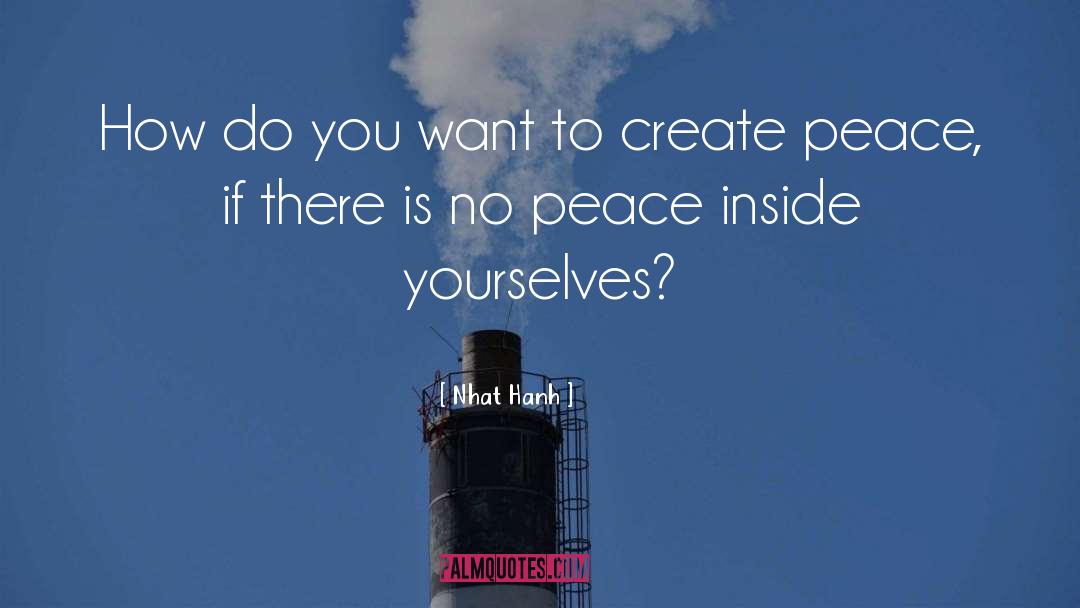 Create Peace quotes by Nhat Hanh