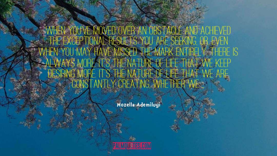 Create Positive Results quotes by Mozella Ademiluyi