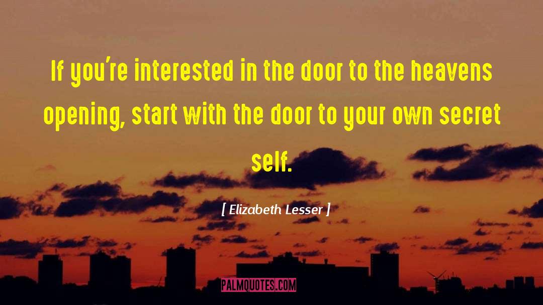 Create Your Own Heaven quotes by Elizabeth Lesser