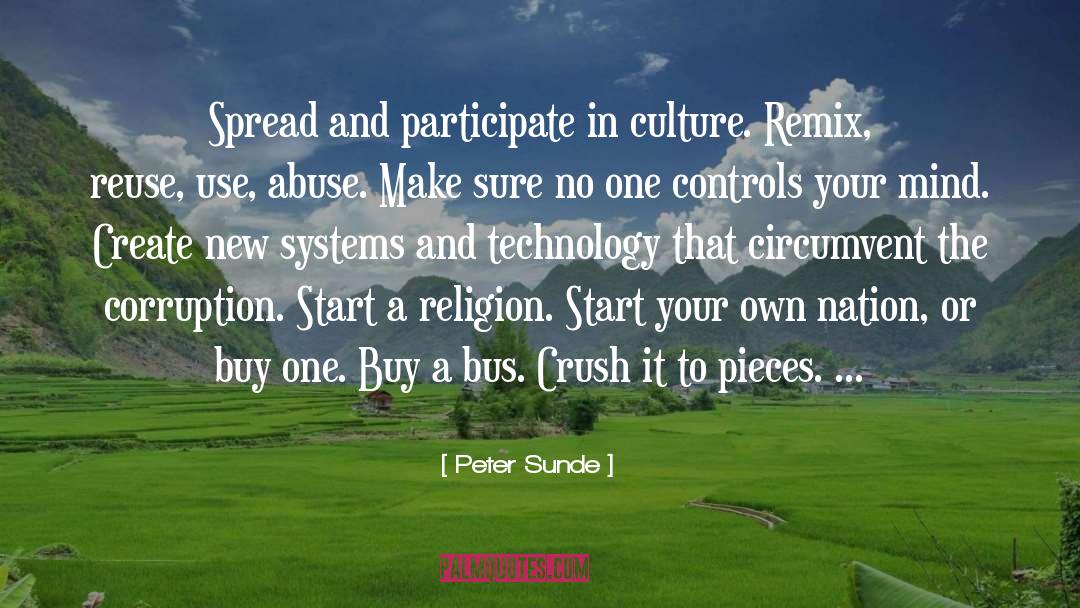 Create Your Own Heaven quotes by Peter Sunde