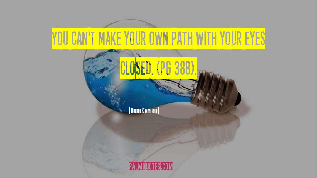 Create Your Own Path quotes by Brigid Kemmerer
