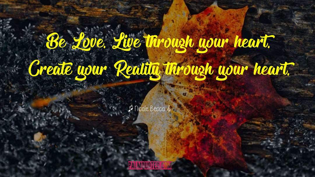 Create Your Reality quotes by Nicole Becca