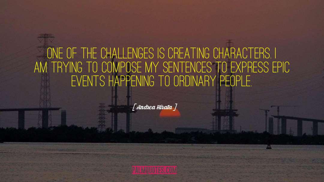 Creating Characters quotes by Andrea Hirata