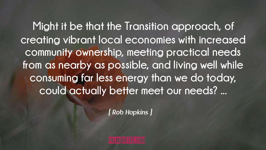 Creating Community quotes by Rob Hopkins