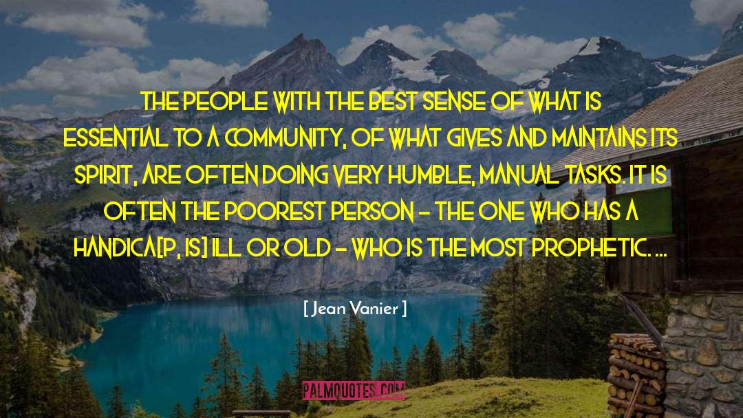 Creating Community quotes by Jean Vanier