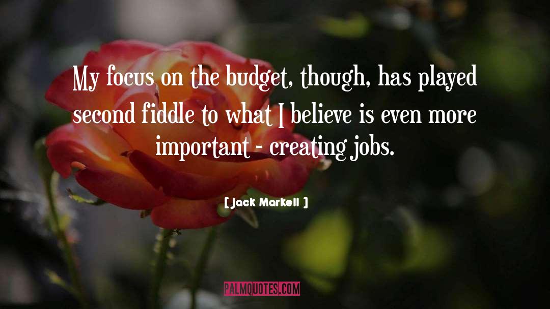 Creating Jobs quotes by Jack Markell
