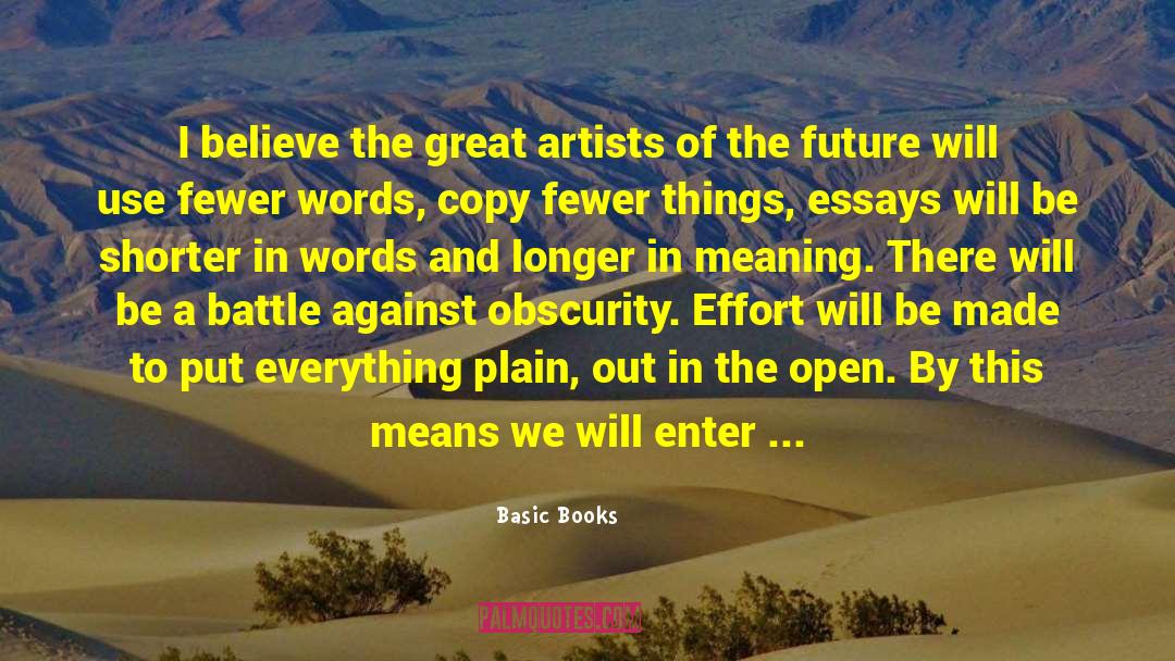 Creating The Future We Want quotes by Basic Books
