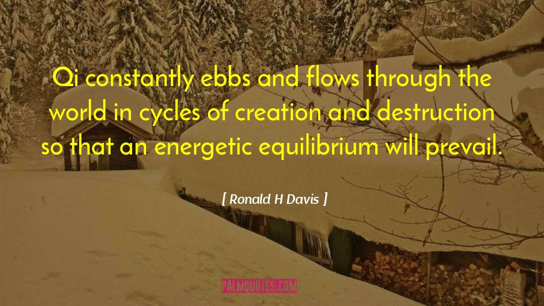 Creation And Destruction quotes by Ronald H Davis