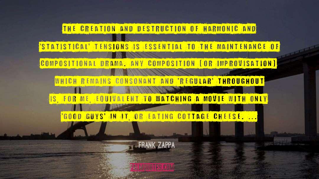 Creation And Destruction quotes by Frank Zappa