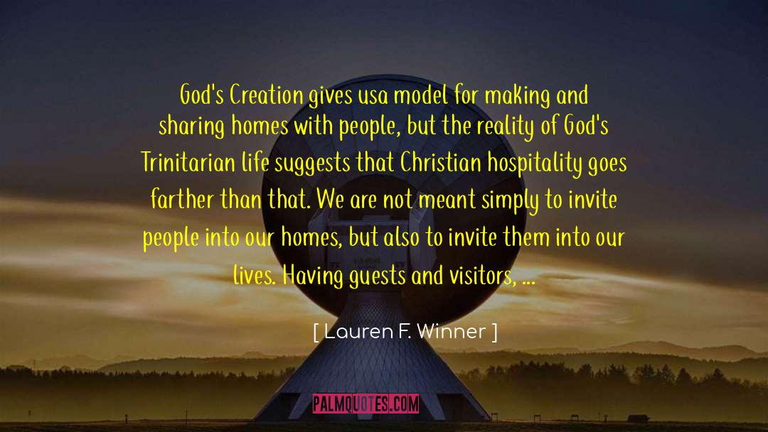 Creation Myth quotes by Lauren F. Winner