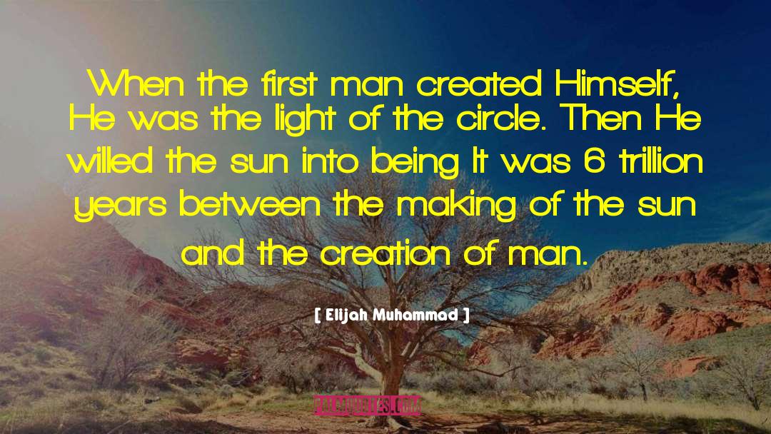 Creation Of Man quotes by Elijah Muhammad