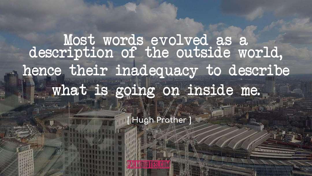 Creation Of The World quotes by Hugh Prather