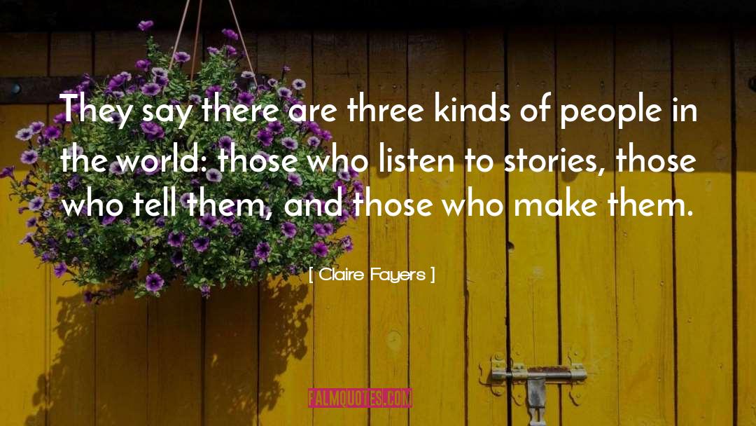 Creation Of The World quotes by Claire Fayers