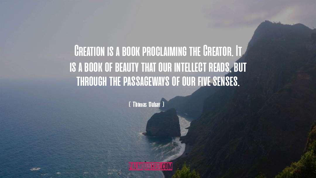 Creation quotes by Thomas Dubay
