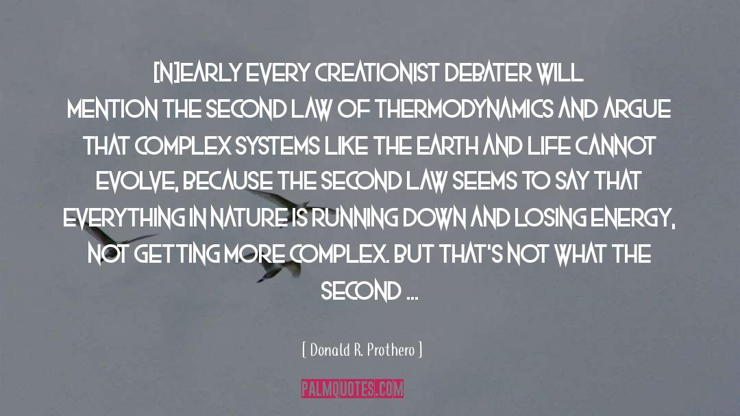 Creationism quotes by Donald R. Prothero