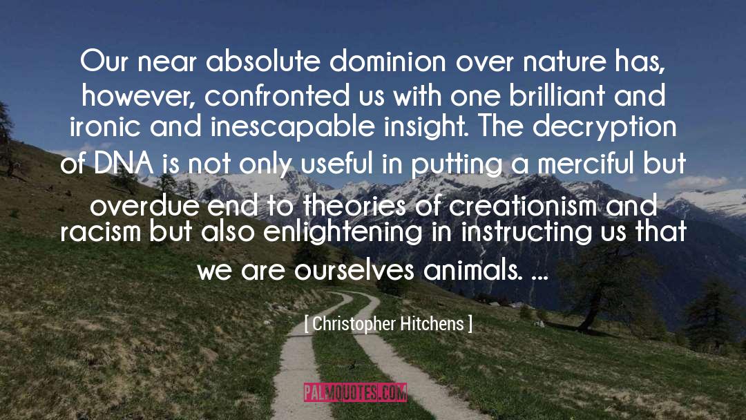 Creationism quotes by Christopher Hitchens