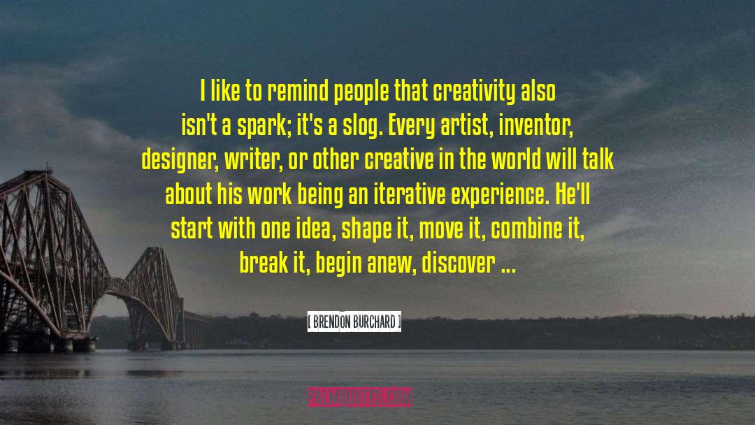 Creative Act quotes by Brendon Burchard