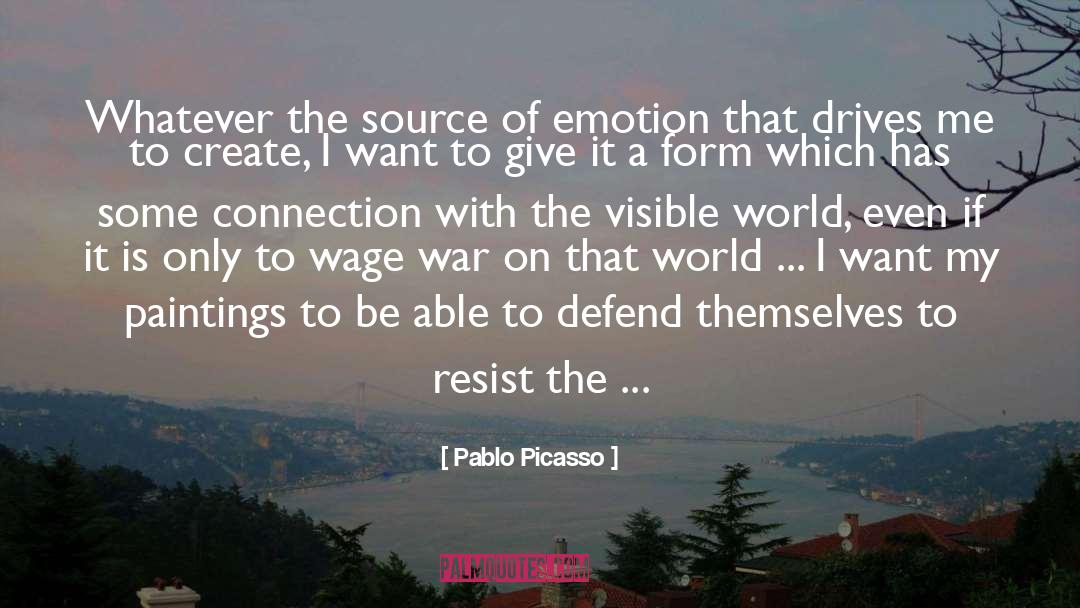 Creative Act quotes by Pablo Picasso