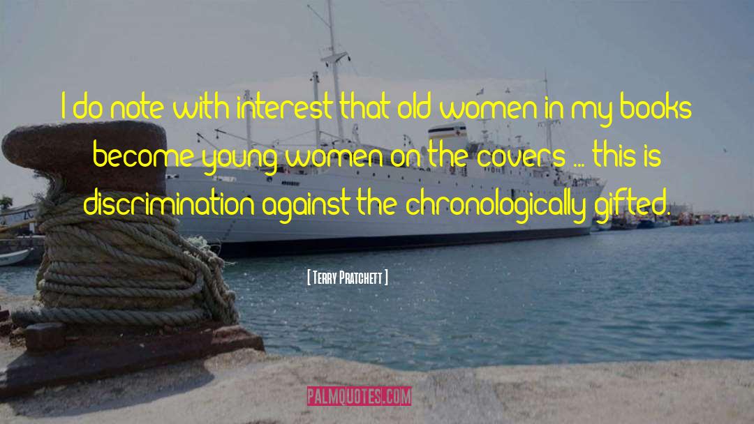 Creative Aging Women quotes by Terry Pratchett