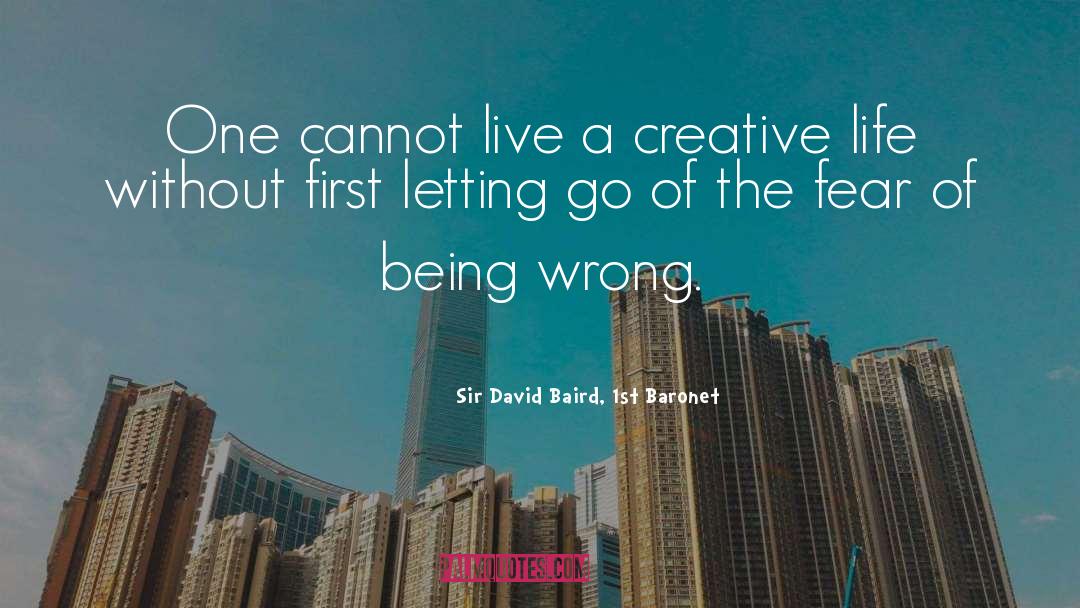 Creative Anxiety quotes by Sir David Baird, 1st Baronet
