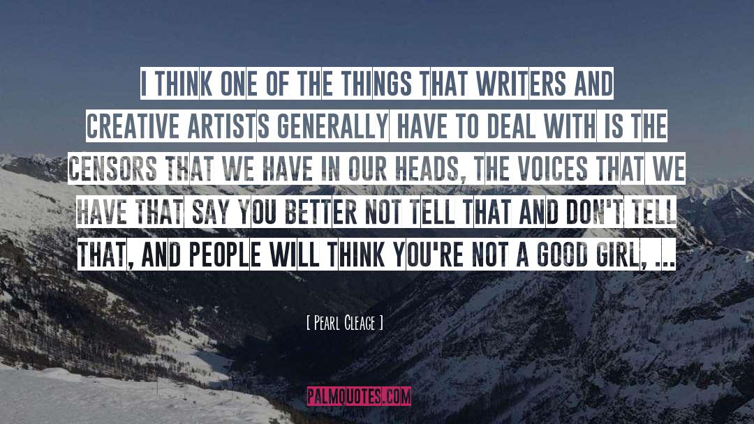 Creative Artists quotes by Pearl Cleage