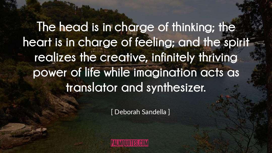 Creative Block quotes by Deborah Sandella