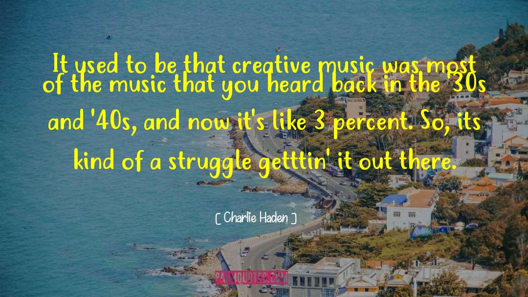 Creative Brandista quotes by Charlie Haden