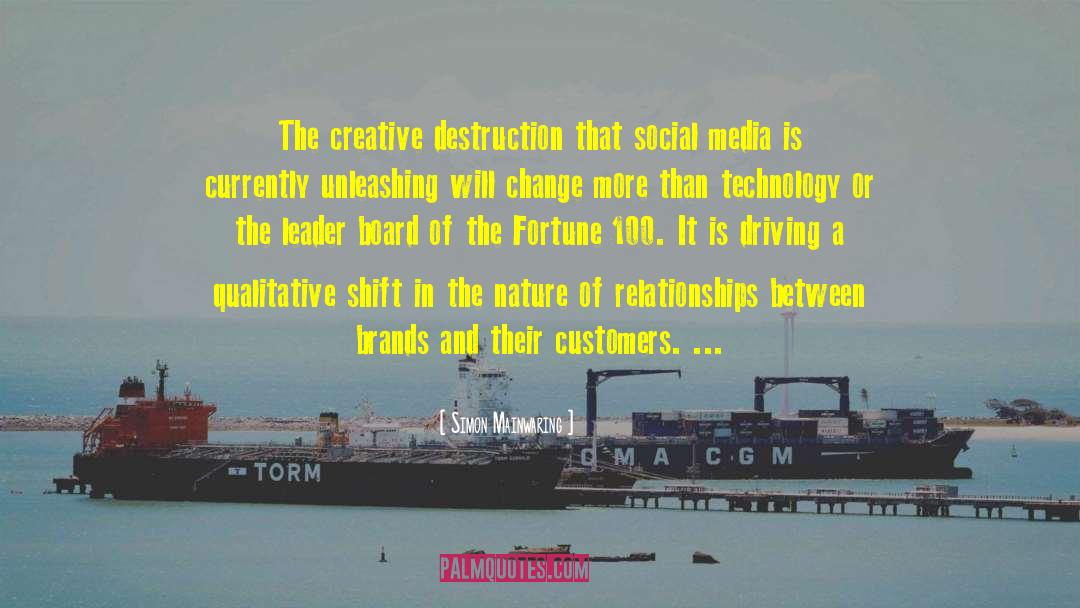 Creative Destruction quotes by Simon Mainwaring