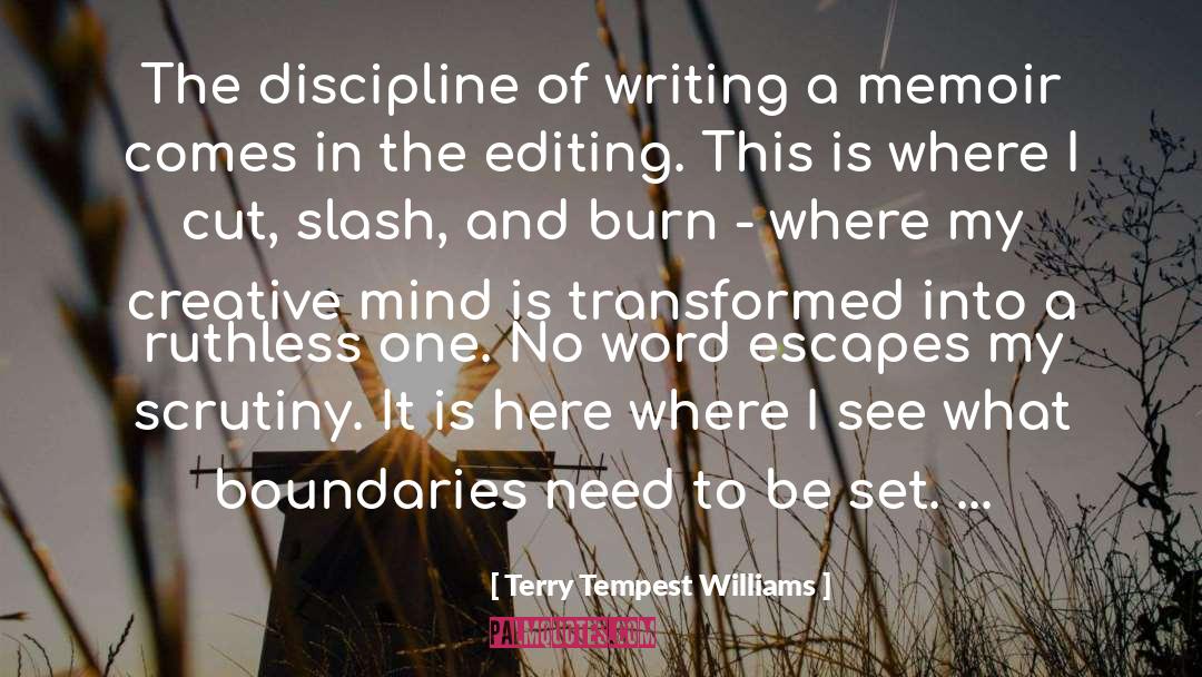 Creative Discontent quotes by Terry Tempest Williams