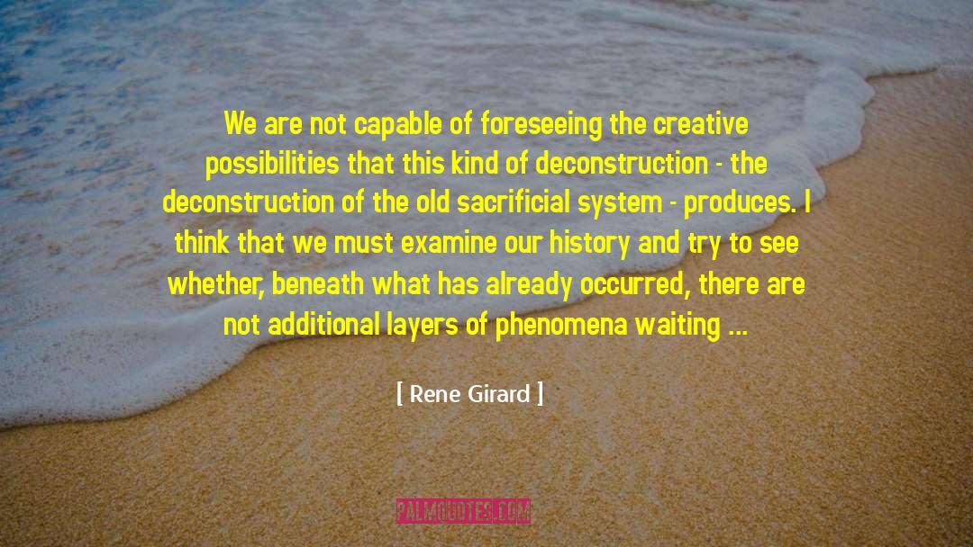 Creative Discontent quotes by Rene Girard