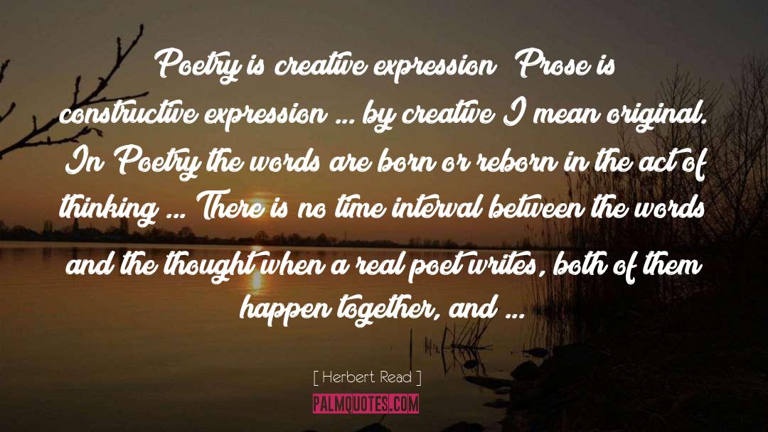 Creative Expression quotes by Herbert Read