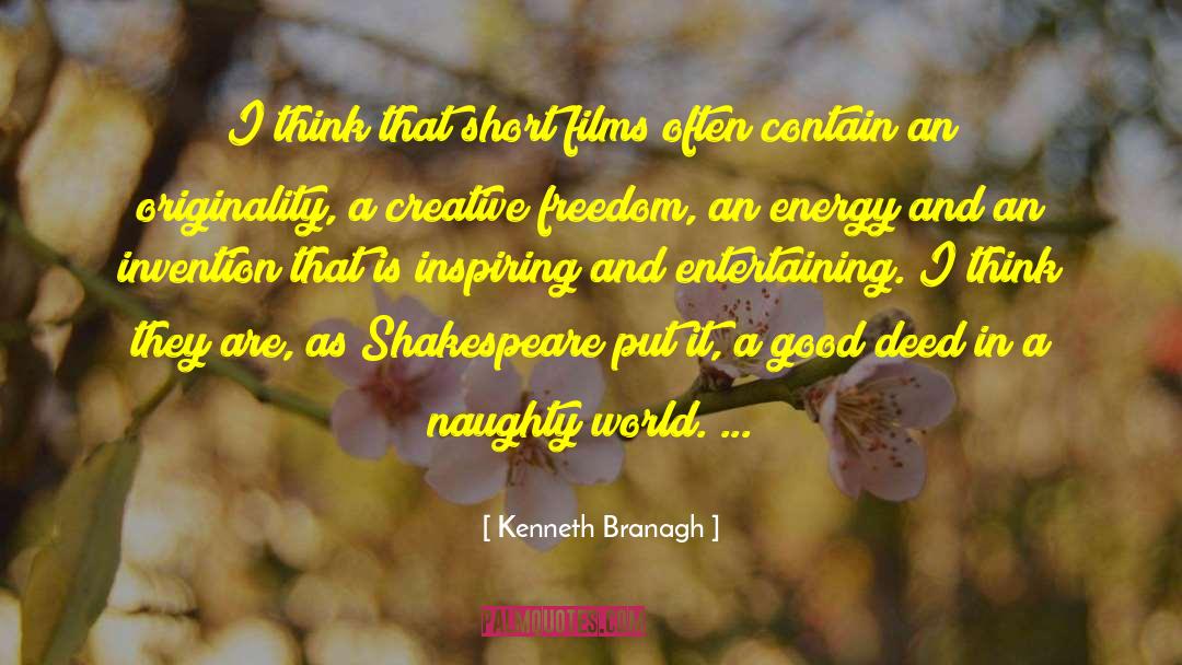 Creative Freedom quotes by Kenneth Branagh