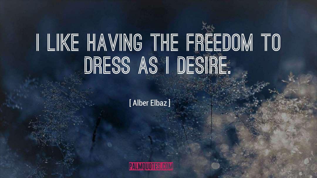 Creative Freedom quotes by Alber Elbaz