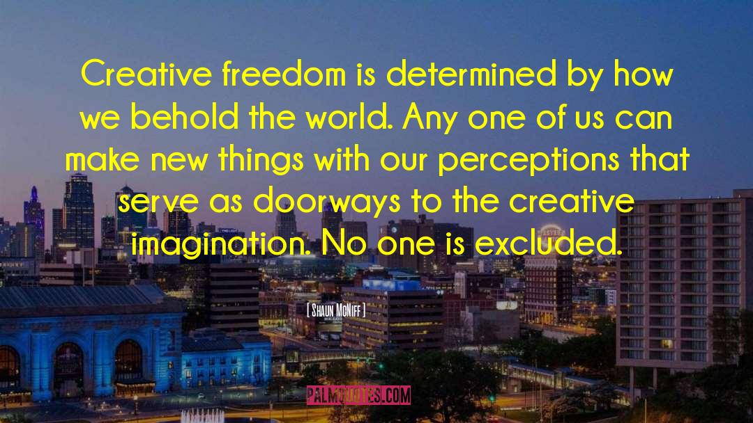 Creative Freedom quotes by Shaun McNiff