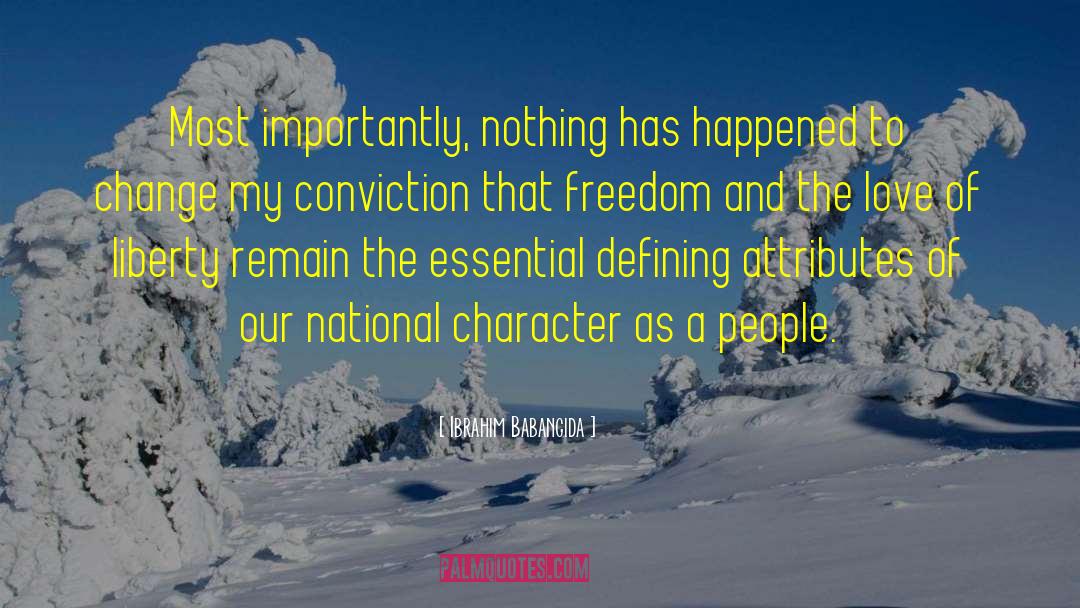 Creative Freedom quotes by Ibrahim Babangida