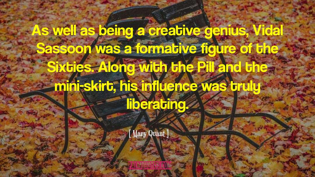 Creative Genius quotes by Mary Quant