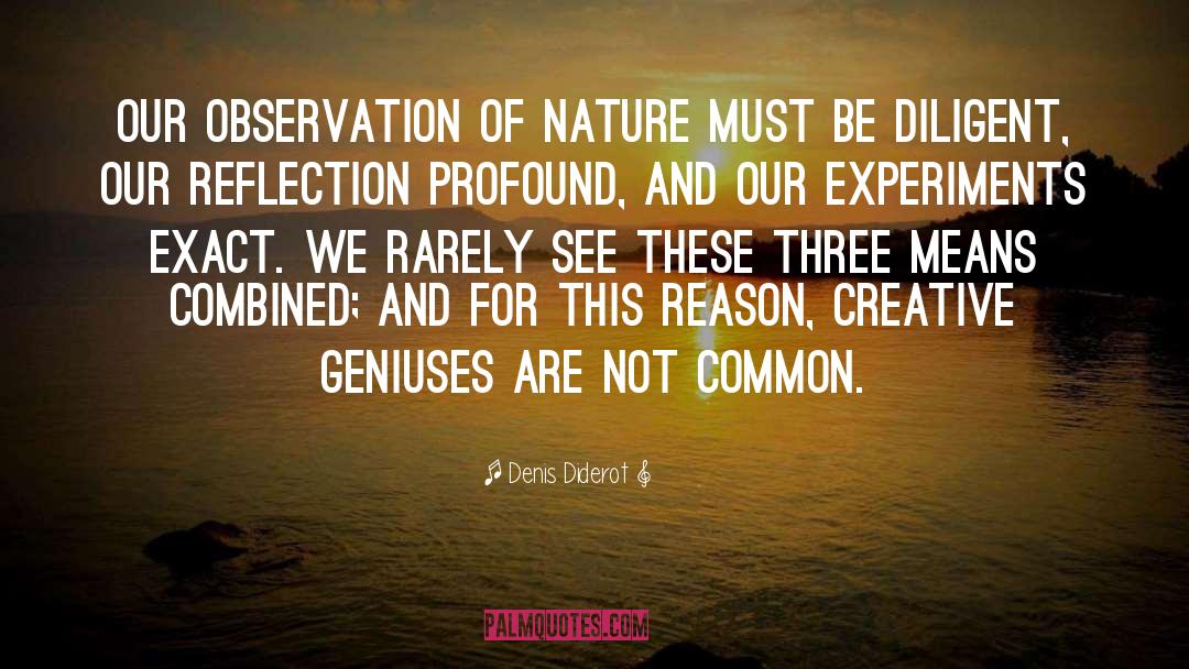 Creative Genius quotes by Denis Diderot
