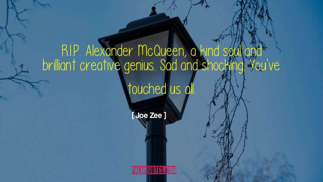 Creative Genius quotes by Joe Zee